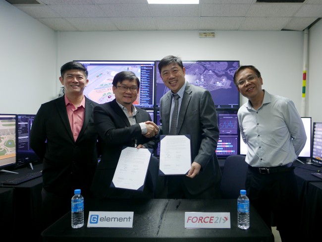 Mou Signing Ceremony between G Element and Force 21 Equipment