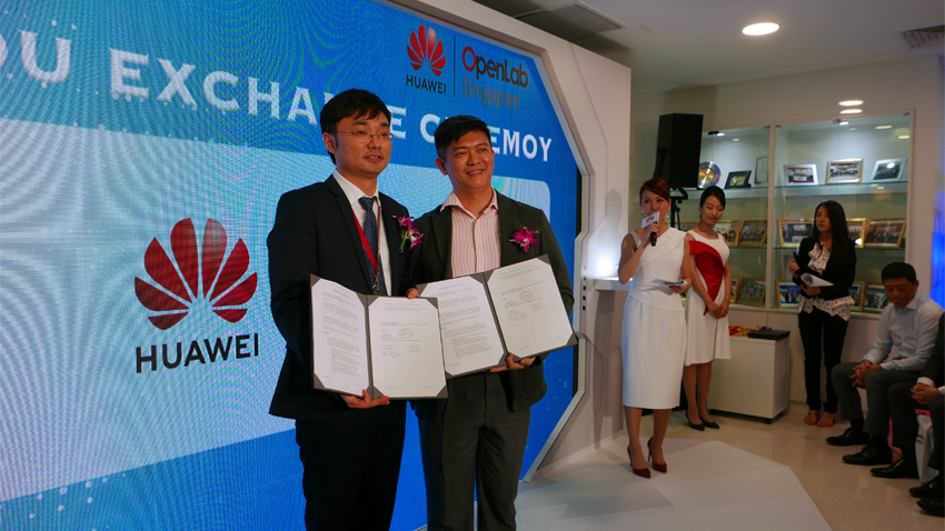 Mou Signing Ceremony between G Element and Huawei International Pte Ltd